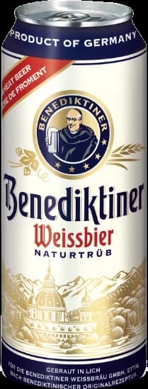 Lon Benediktiner Weissbier Naturtrüb 500ml