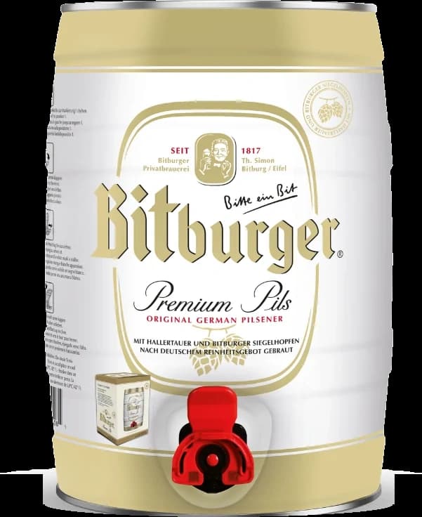 Bom 5L Bitburger Premium Pils