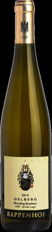 Chai vang trắng ngọt Rappenhof Nierstein Oelberg Riesling Auslese 2014